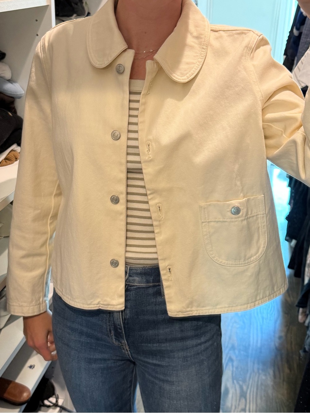 ba&sh etiny white jacket